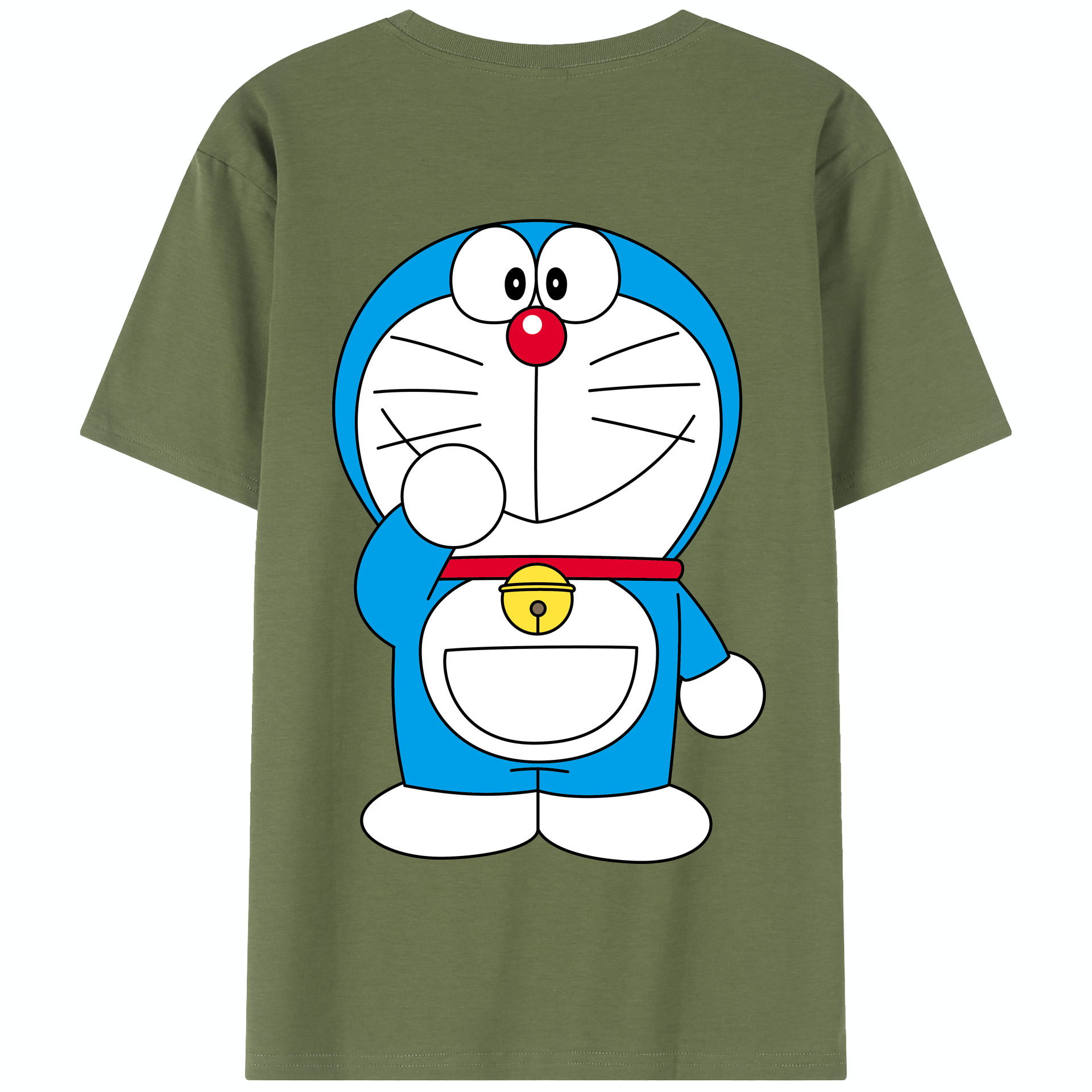 （画像用） ドラえもん Doraemon 綿100％半袖Tシャツ（背面プリント）